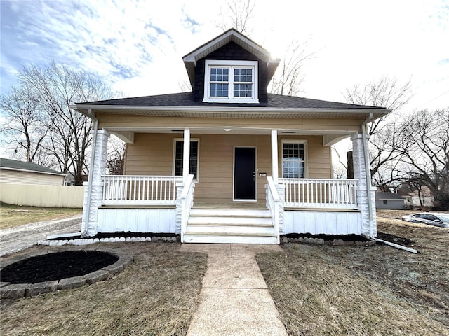 bungalow with a porch