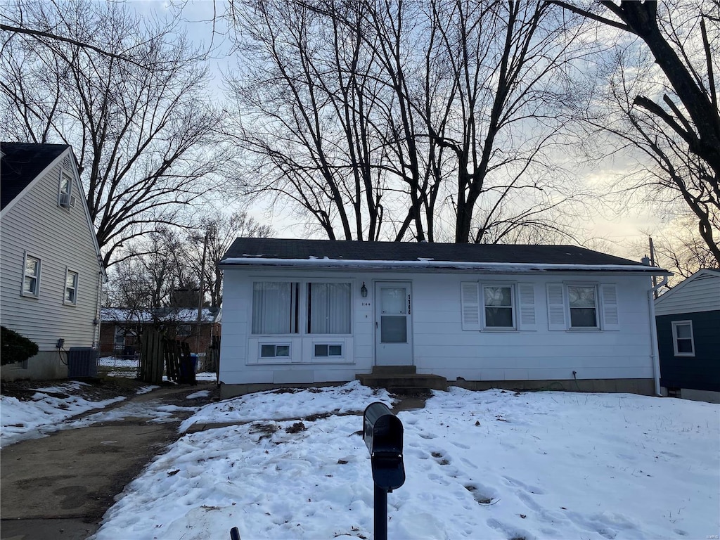 view of front of home