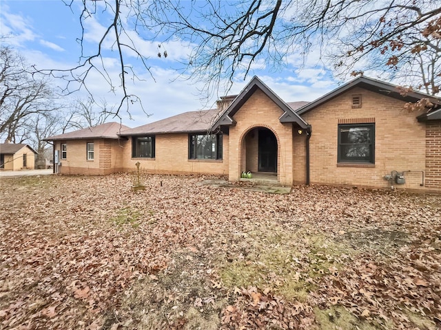 view of ranch-style home