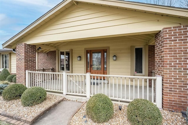 view of front of house featuring covered porch