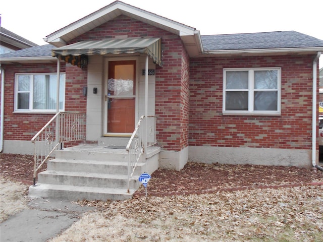 view of bungalow-style house