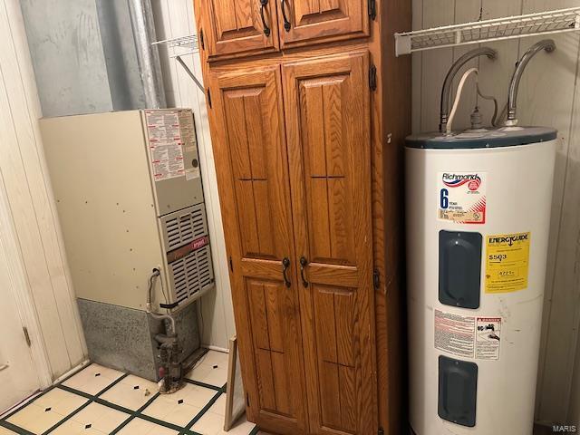 utilities with water heater