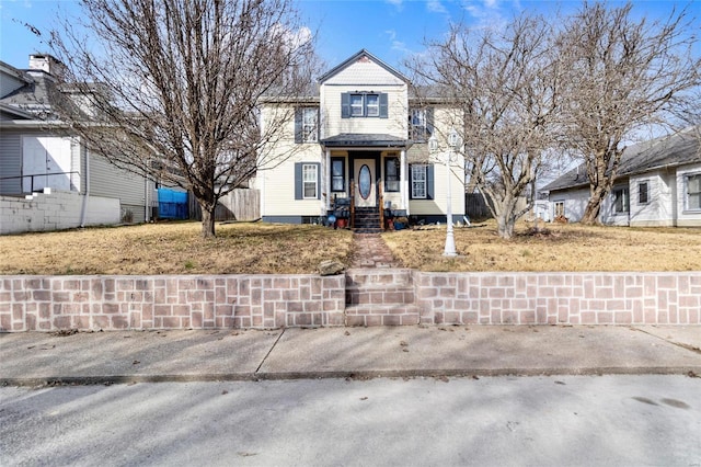 view of front of property