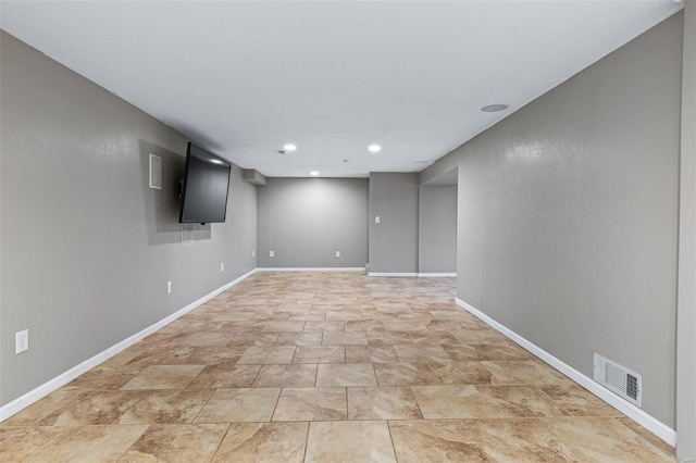 view of basement