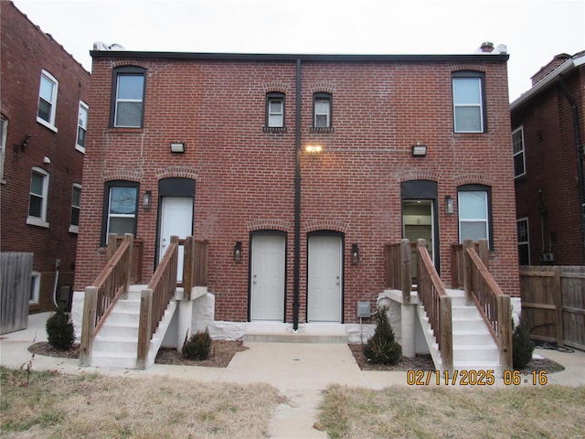 view of townhome / multi-family property