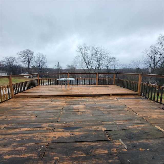 view of deck