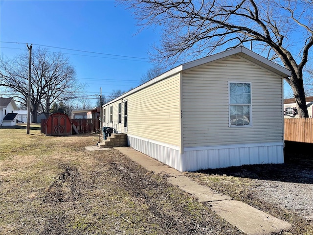 view of side of home