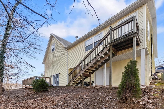 view of rear view of house