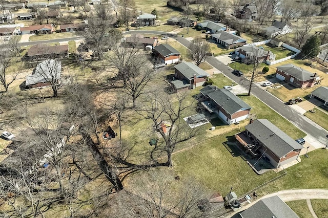 birds eye view of property featuring a residential view