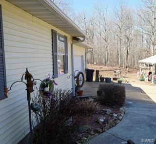 view of home's exterior featuring a garage