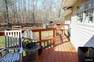 view of deck