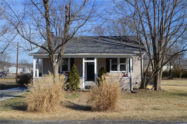 view of bungalow-style home