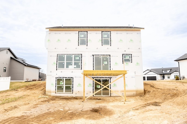 view of rear view of property