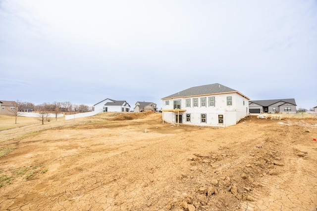 view of back of property