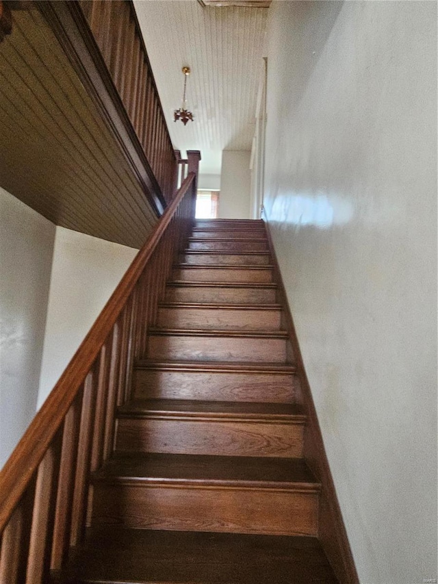 view of stairs
