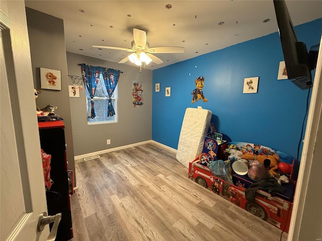 interior space featuring hardwood / wood-style flooring