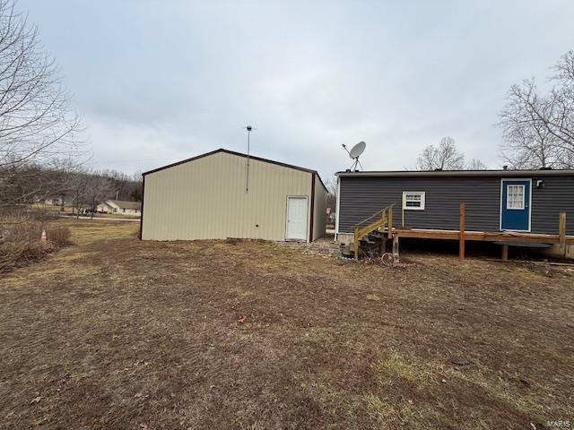 view of back of property