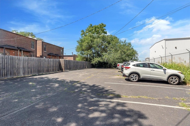 view of car parking