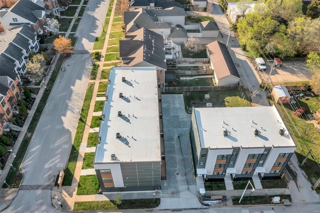 drone / aerial view featuring a residential view