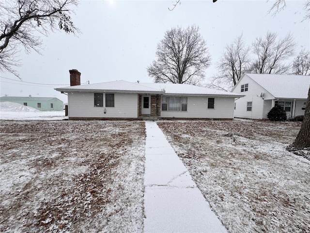 view of front of property