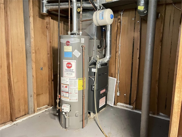 utilities with gas water heater