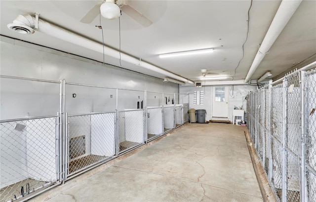 view of horse barn featuring a sink and visible vents