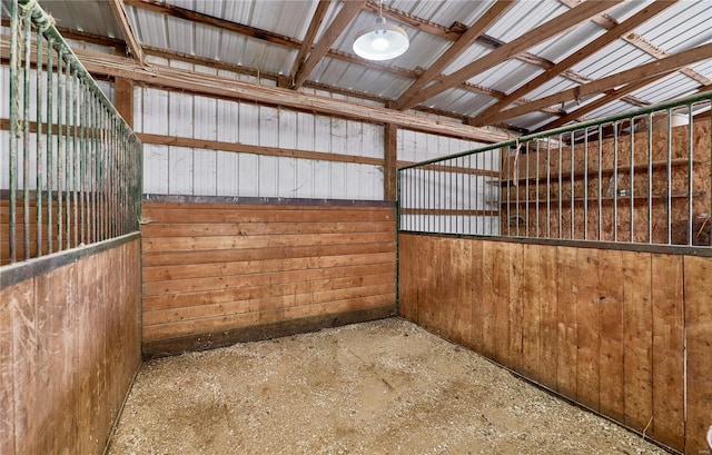 view of horse barn