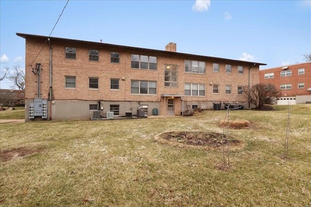 view of property with central AC unit