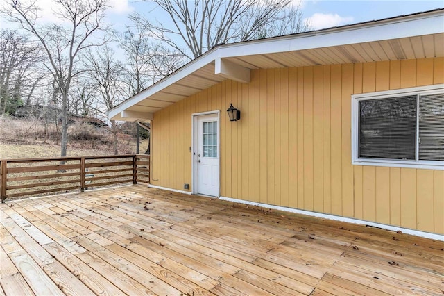 view of deck