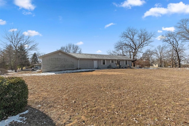 view of rear view of house