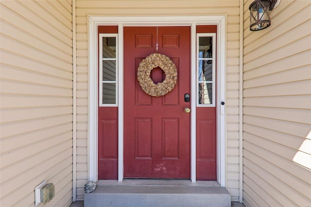 view of entrance to property