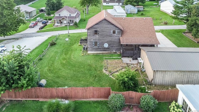 birds eye view of property featuring a residential view