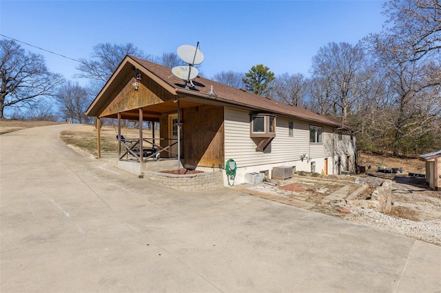 view of front of home