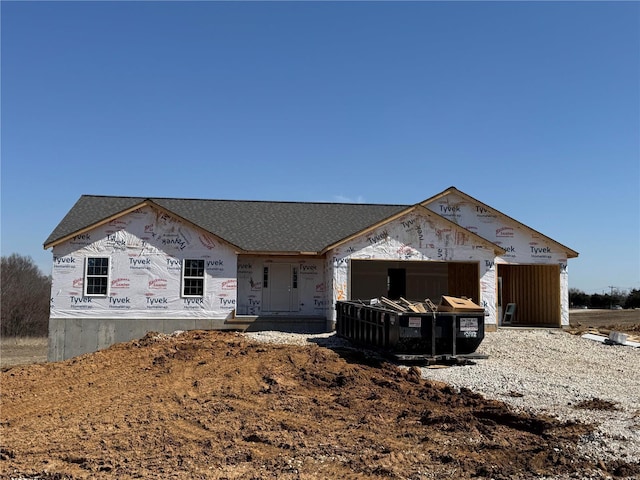 view of property in mid-construction