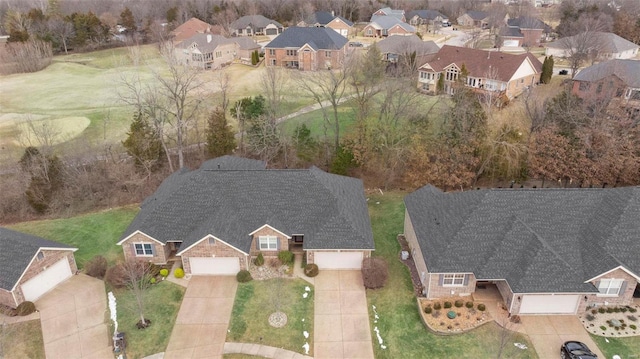 drone / aerial view featuring a residential view