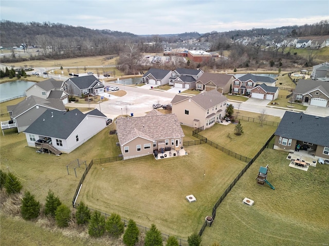 birds eye view of property featuring a residential view