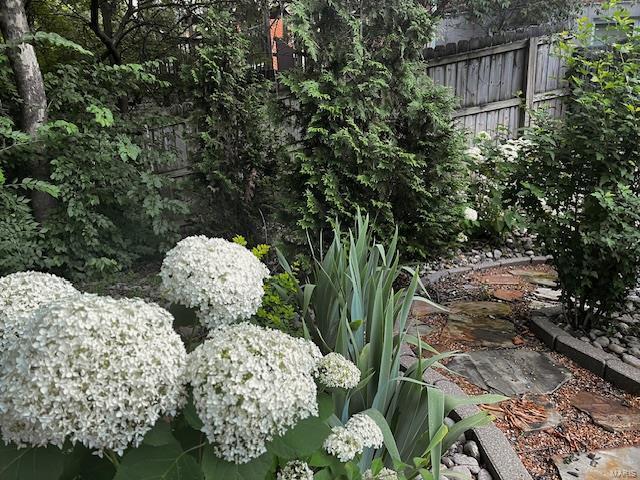 exterior details with fence