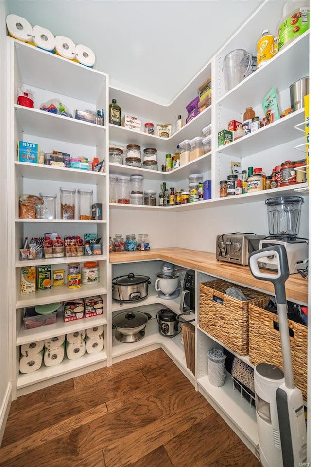 view of pantry