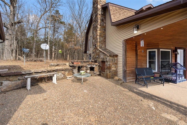 view of patio