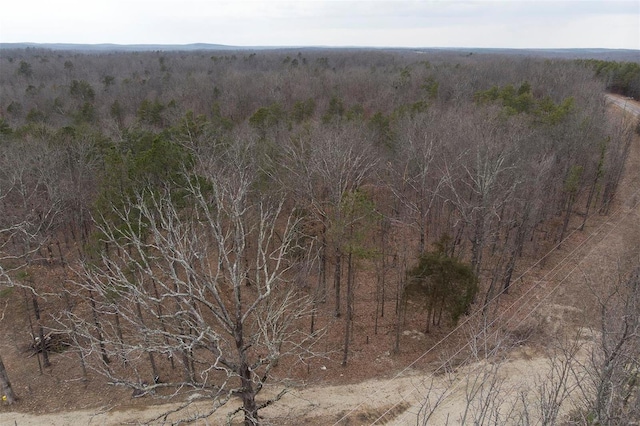 view of landscape with a forest view