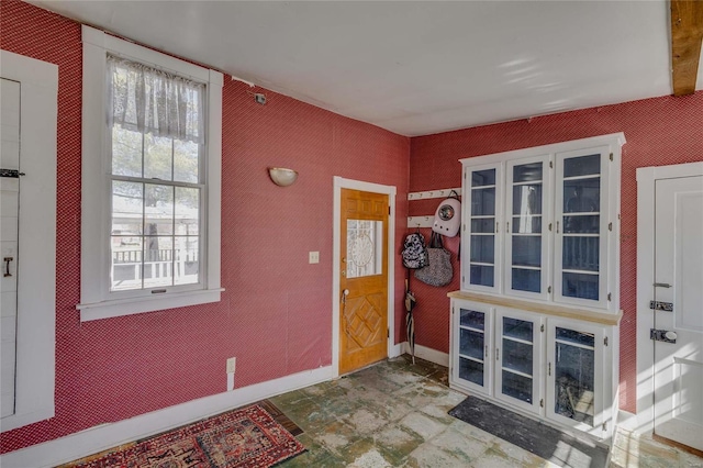 interior space featuring french doors