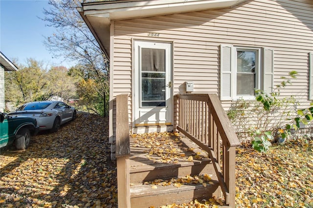 view of entrance to property