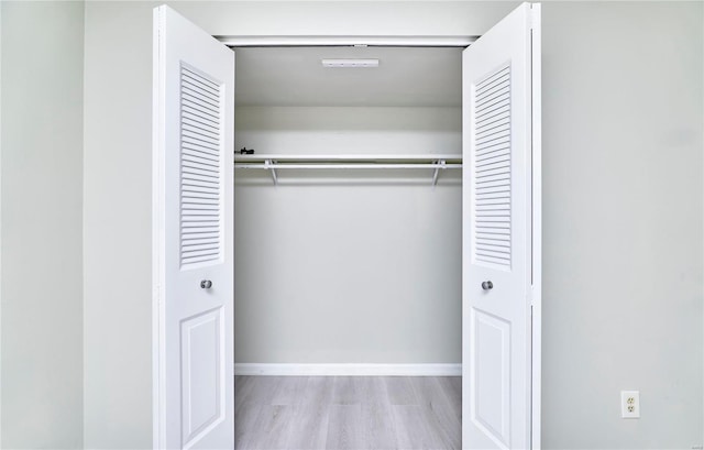 view of closet