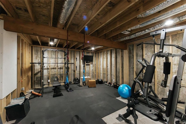 view of exercise room