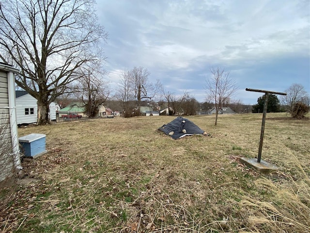 view of yard