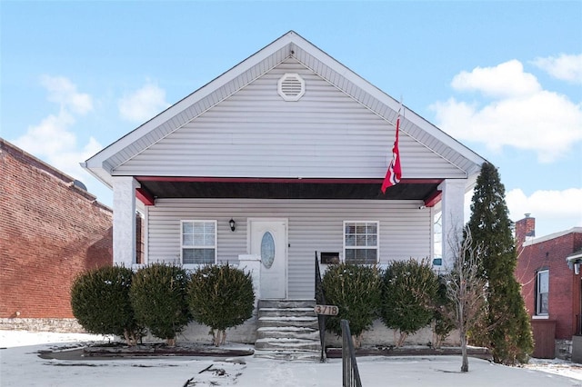 view of front of house