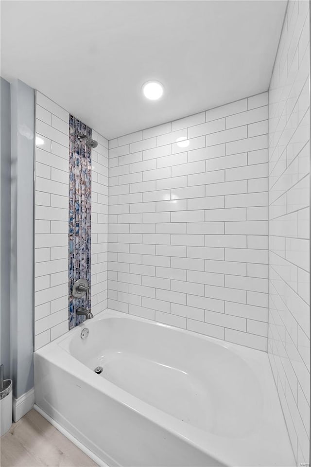 bathroom featuring shower / washtub combination