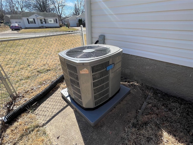 exterior details with central AC unit