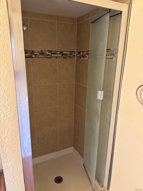 full bath featuring a shower stall