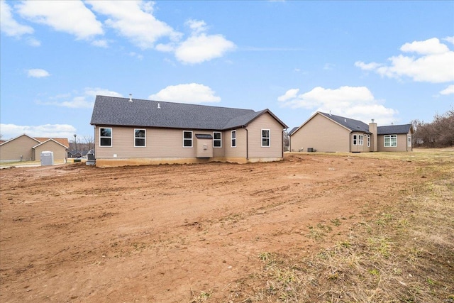view of back of property